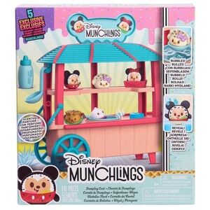 Disney Munchlings Dumpling Cart Playset | 11-Piece Scented Figurine Set- NIB